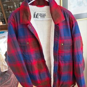 Red and Blue Plaid Jacket